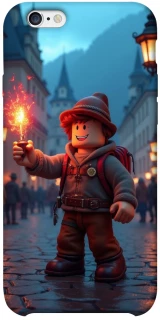 Чохол на Apple iPhone 6/6s plus (5.5") Roblox Fire Logo Blue Flames фото 1 з 1