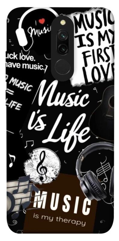 Чохол на Xiaomi Redmi 8 Music is Life фото 1 з 1