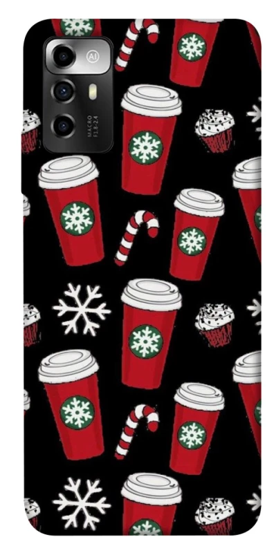 Чехол на ZTE Blade A72 Новогодний v40 фото 1 из 1