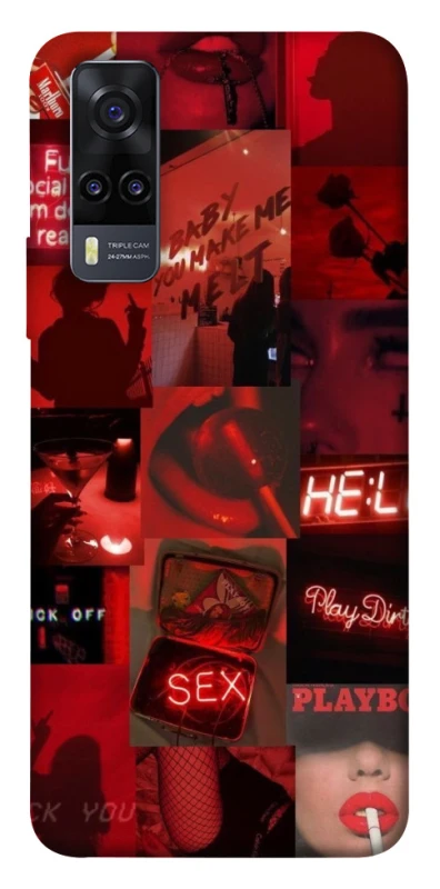 Чехол на Vivo Y31 Love collage ver.3 фото 1 из 1