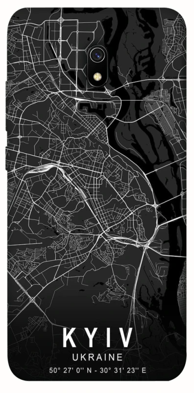 Чохол на Xiaomi Redmi 8a Kyiv map фото 1 з 1
