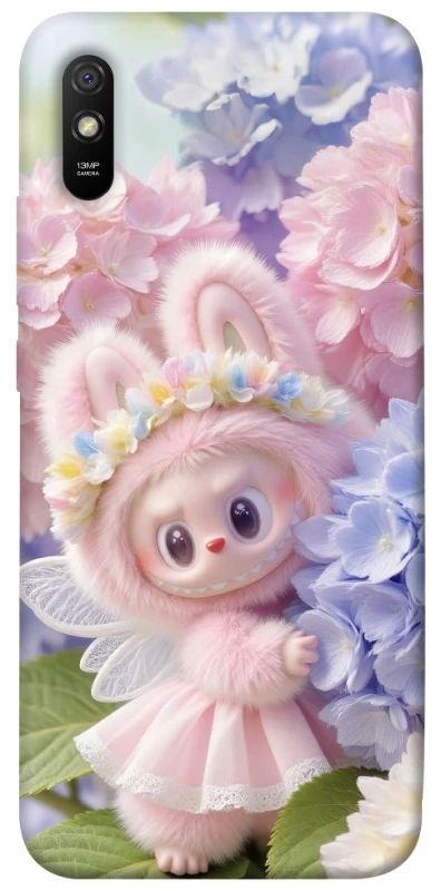 Чохол на Xiaomi Redmi 9A Labubu & Flowers ver.1 фото 1 з 1
