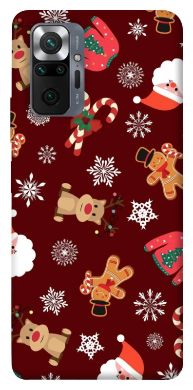 Чехол на Xiaomi Redmi Note 10 Pro Новогодний v6 фото 1 из 1