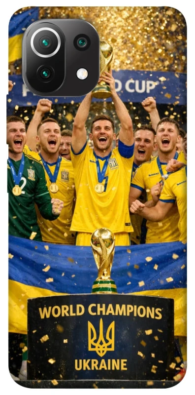 Чехол на Xiaomi Mi 11 Lite UA-Football ver.5 фото 1 из 1