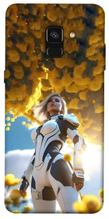 Чехол на Samsung A530 Galaxy A8 (2018) Cyber space girl ver.3 фото 1 из 1