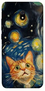 Чехол на Xiaomi Redmi 8a paint cat фото 1 из 1