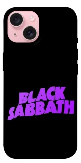 Чехол на Apple iPhone 15 (6.1") Black Sabbath logo ver.1 фото 1 из 1