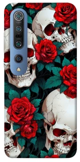 Чохол на Xiaomi Mi 10 / Mi 10 Pro skull and rose фото 1 з 1