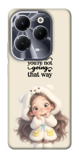 Чехол на Infinix Hot 40 Pro Don't look back фото 1 из 1