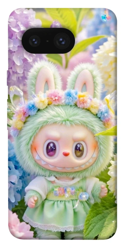 Чехол на Google Pixel 8 Labubu & Flowers ver.2 фото 1 из 1