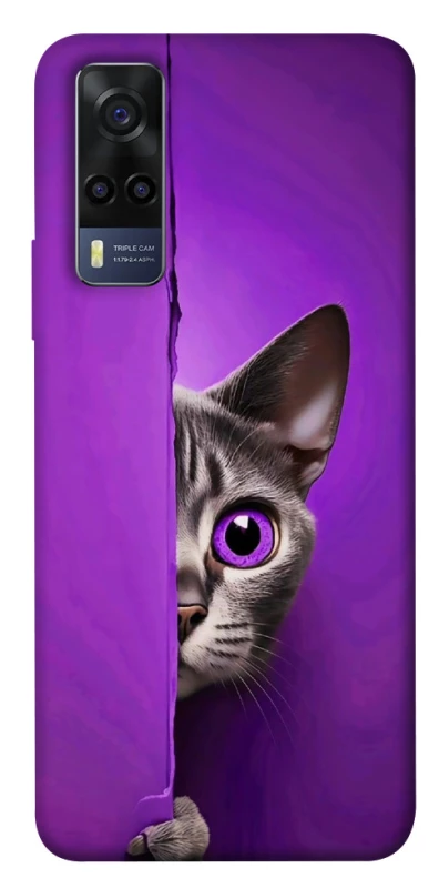 Чохол на Vivo Y53s Кіт-підглядач фото 1 з 1