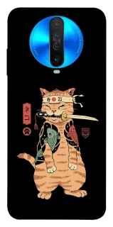 Чохол на Xiaomi Redmi K30 Кіт-самурай фото 1 з 1