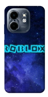 Чехол на Infinix Smart 9 4G / Hot 50i Roblox Space Logo Blue фото 1 из 1