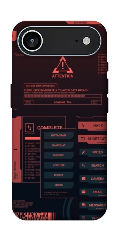 Чохол на Apple iPhone 17 Air (6.5") Attention фото 1 з 1