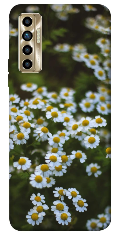 Чехол на TECNO Camon 17P Ромашки v13 фото 1 из 1