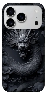 Чехол на Apple iPhone 17 Pro Max (6.9") black dragon фото 1 из 1