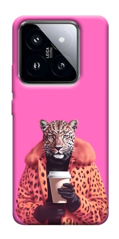 Чехол на Xiaomi 14 Pro Леопард с кофе фото 1 из 1