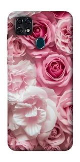 Чехол на ZTE Blade 20 Smart Розовые цветы фото 1 из 1