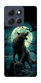 Чехол на Motorola Moto G86 Power Волк под луной фото 1 из 1