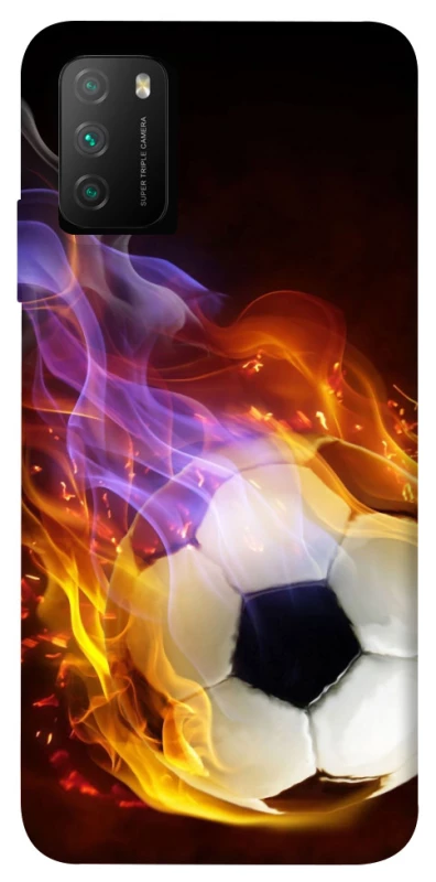 Чохол на Xiaomi Poco M3 Football Abstract фото 1 Чохол на Xiaomi Poco M3 Football Abstract фото 1 з 1