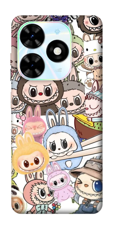 Чехол на TECNO Spark Go 2024 All Labubus фото 1 из 1