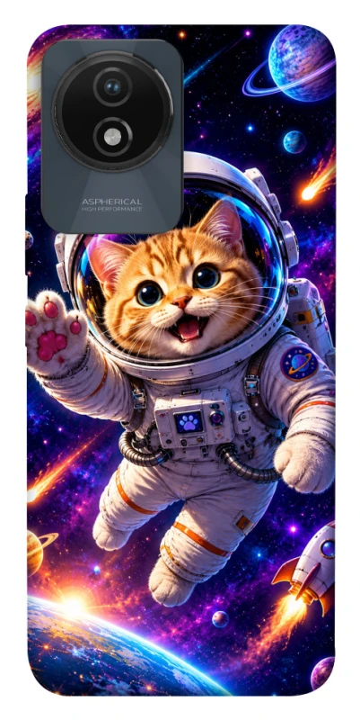 Чохол на Vivo Y02 Space Cat фото 1 з 1