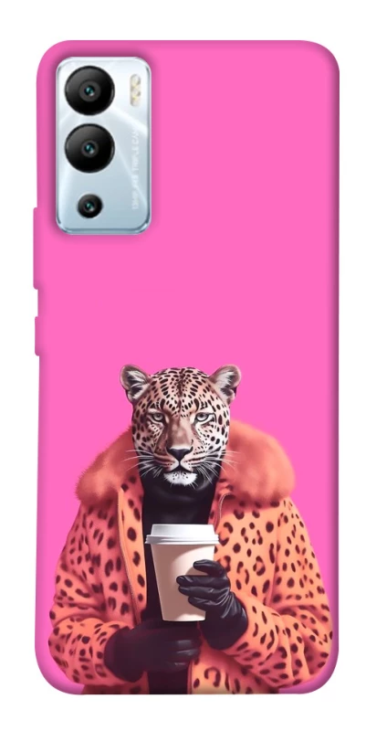 Чохол на Infinix Hot 12i Леопард з кавою фото 1 з 1