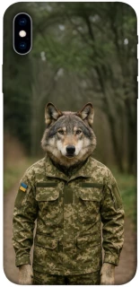 Чехол на Apple iPhone XS Max (6.5") Волк защитник фото 1 из 1