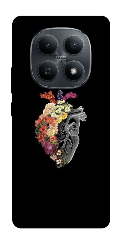 Чохол на Xiaomi Redmi Note 15 4G/5G (EU) Heart with flowers фото 1 з 1
