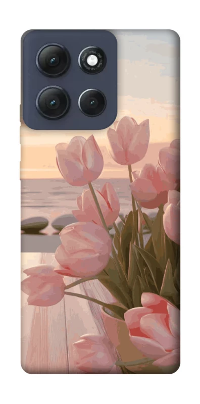 Чохол на Motorola Moto G86 Power Morning Flowers zon фото 1 з 1