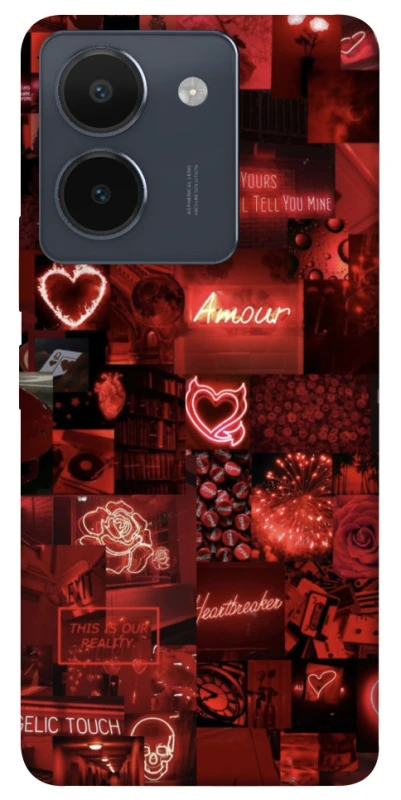 Чохол на Vivo Y36 Love collage ver.6 фото 1 з 1