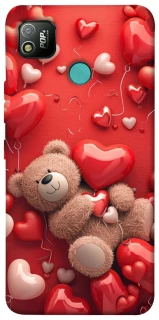 Чохол на TECNO POP 4 bear in hearts фото 1 з 1