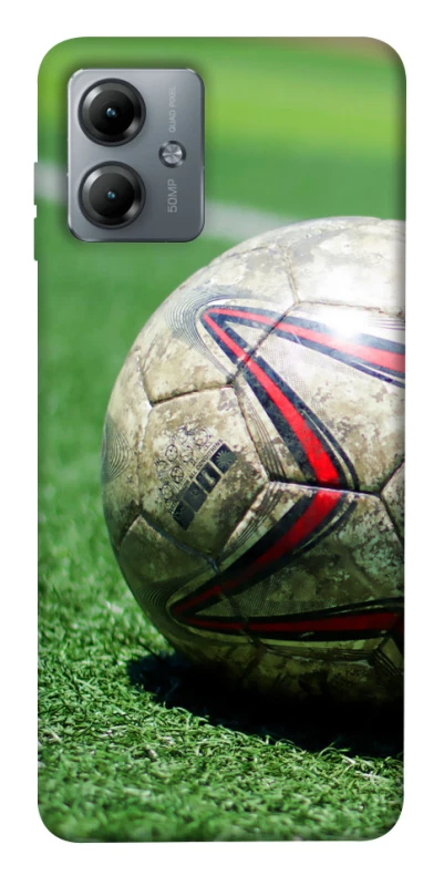 Чохол на Motorola Moto G14 М'яч на газоні фото 1 з 1
