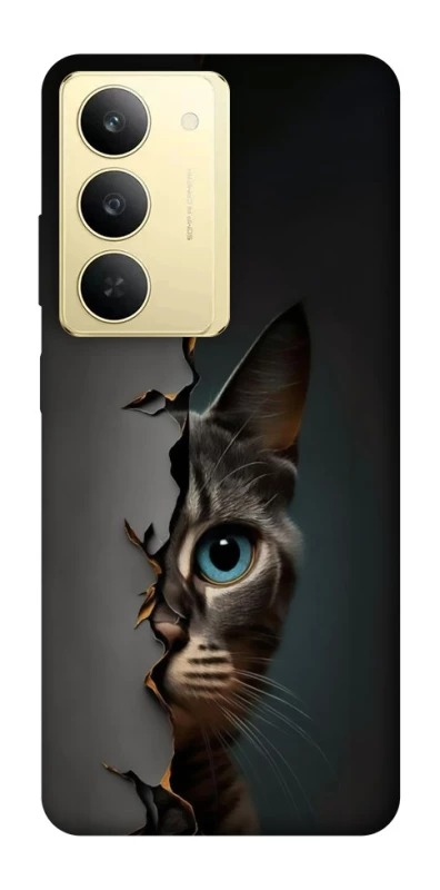 Чехол на Realme 14x Кот-подглядыватель v2 фото 1 из 1