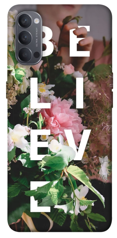 Чехол на Oppo Reno 4 Believe фото 1 из 1