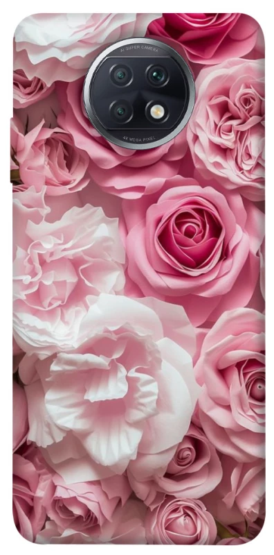 Чохол на Xiaomi Redmi Note 9 5G / Note 9T Рожеві Квіти фото 1 з 1