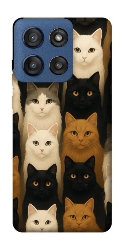 Чехол на Motorola Edge 60 Stylus Colorful Cat Collage фото 1 Чехол на Motorola Edge 60 Stylus Colorful Cat Collage фото 1 из 1