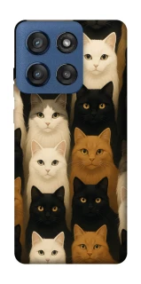 Чехол на Motorola Edge 60 Stylus Colorful Cat Collage фото 1 Чехол на Motorola Edge 60 Stylus Colorful Cat Collage фото 1 из 1