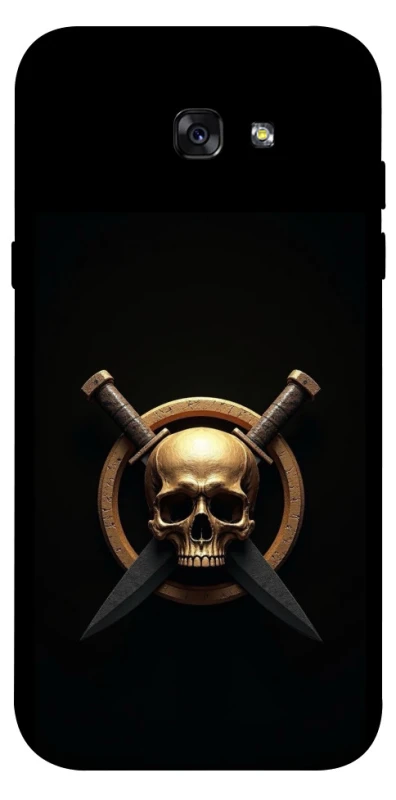 Чохол на Samsung A720 Galaxy A7 (2017) Golden Skull фото 1 з 1