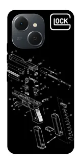 Чохол на TECNO Spark 40C LOCK фото 1 з 1