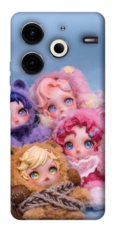 Чохол на TECNO Pova 6 Neo (LI6) SKULLPANDA × My Little Pony Ver.1 фото 1 з 1