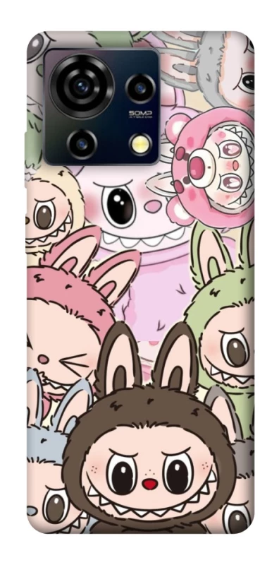 Чохол на ZTE Blade V50 Vita All Labubu 3 фото 1 з 1