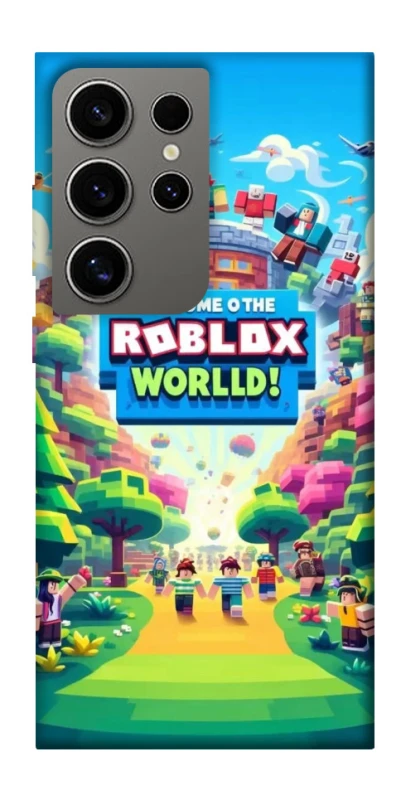 Чохол на Samsung Galaxy S24 Ultra Roblox World фото 1 з 1