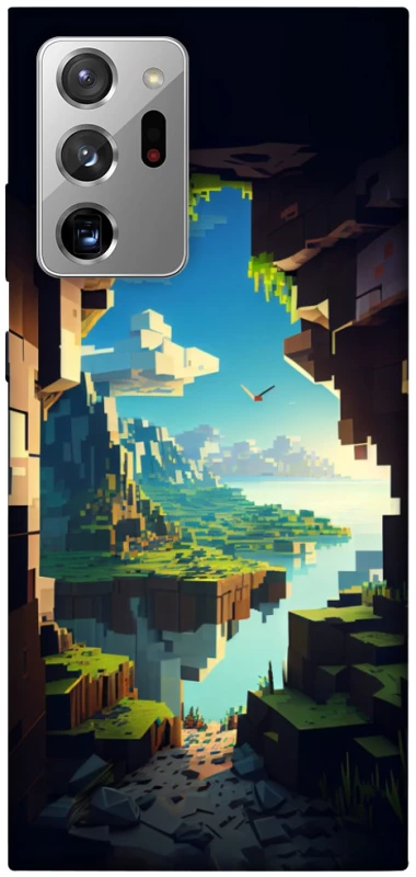 Чехол на Samsung Galaxy Note 20 Ultra Minecraft sunrise фото 1 из 1