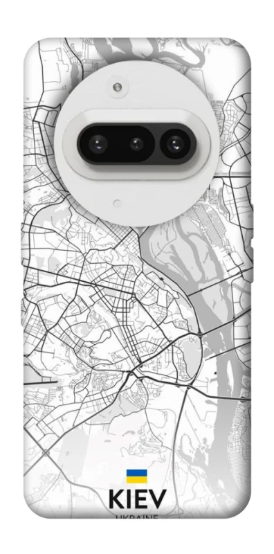 Чохол на Nothing Phone (3a) Kiev white map фото 1 з 1