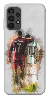Чохол на Samsung Galaxy A13 4G Ronaldo та Messi фото 1 з 1
