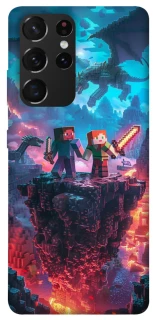 Чохол на Samsung Galaxy S21 Ultra Minecraft v3 фото 1 з 1