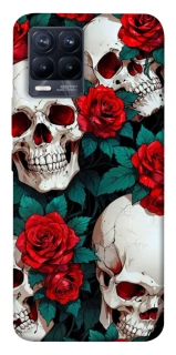 Чохол на Realme 8 skull and rose фото 1 з 1