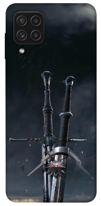Чохол на Samsung Galaxy A22 4G Мечі Ведьмака фото 1 з 1
