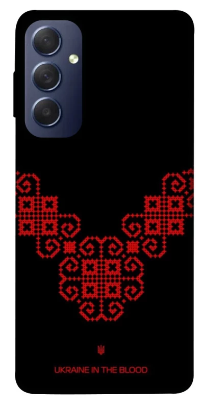 Чехол на Samsung Galaxy M54 5G Черно-красная вышиванка фото 1 из 1